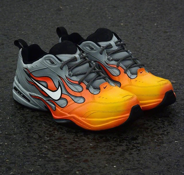 一组来自国外球鞋定制师的Nike老爹鞋-Nike Monarch的定制作品