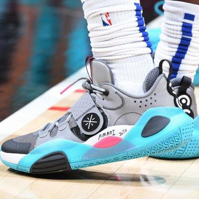 今日常规赛上脚球鞋一览 哈勒尔选择李宁全城8展现力与美